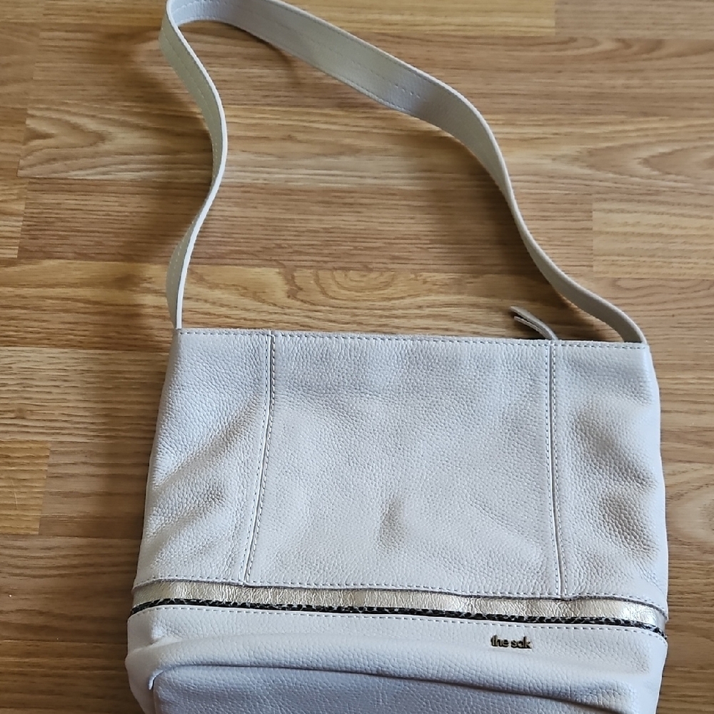 The Sak Cream Shoulder Bag